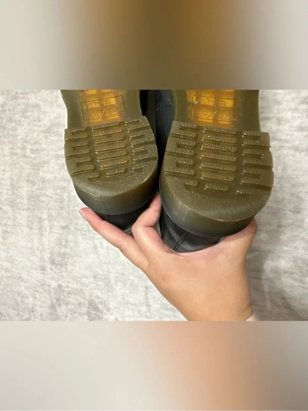 Dr. Martens has scratches